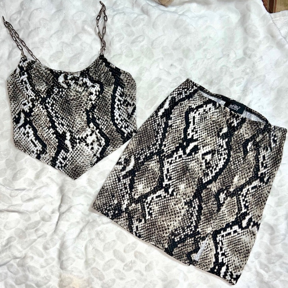 Snake Print 2-piece set